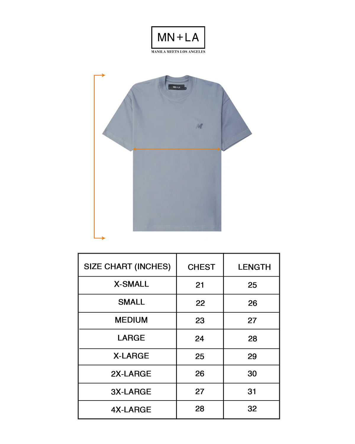 "OUTDOOR EXPLORATION" MULTI LOGO TEE IN GLACIER