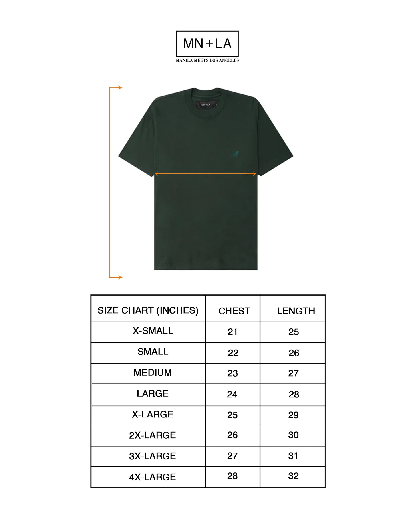 "OUTDOOR EXPLORATION" MULTI LOGO TEE IN HUNTER GREEN