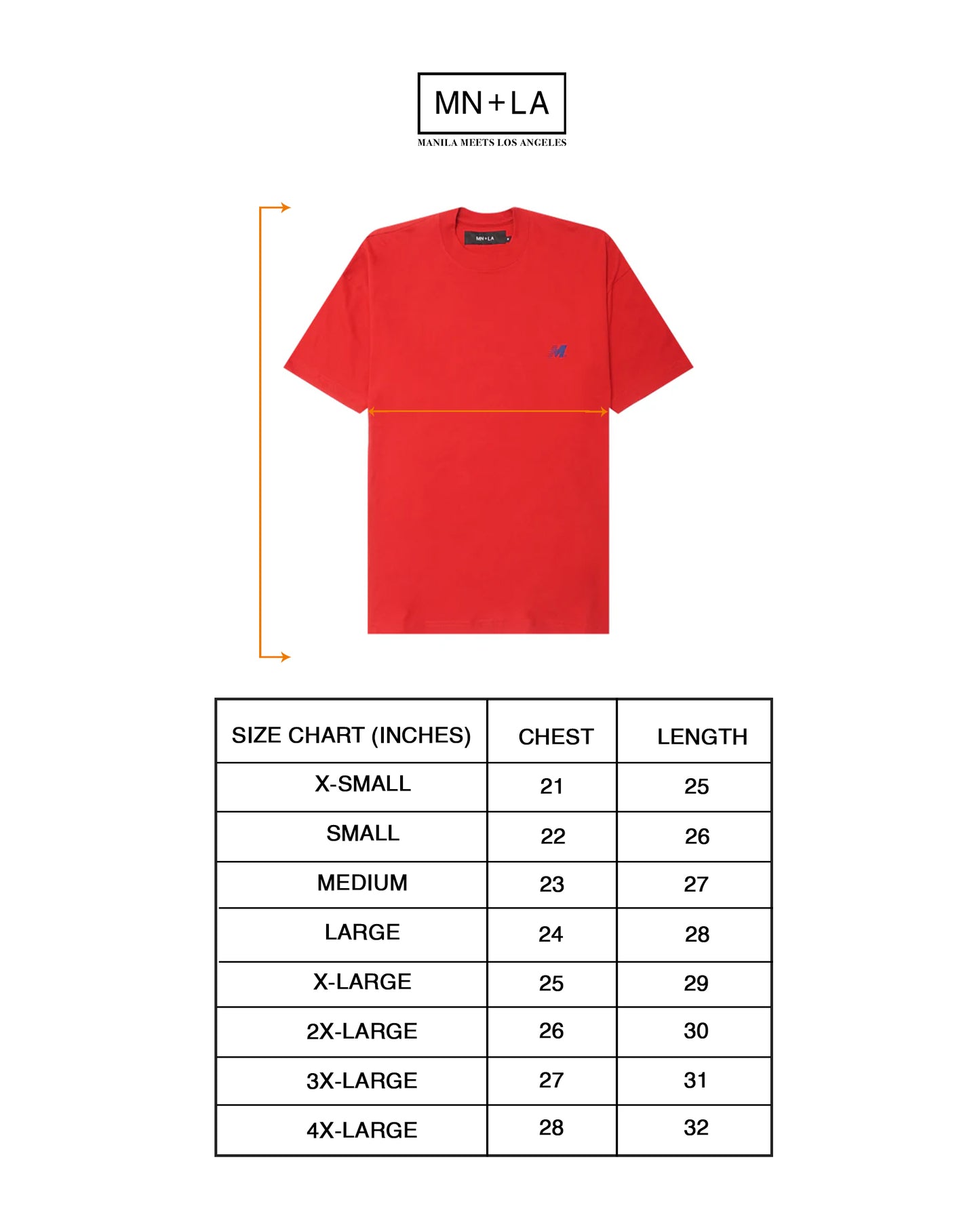 "OUTDOOR EXPLORATION" MULTI LOGO TEE IN RARRI RED