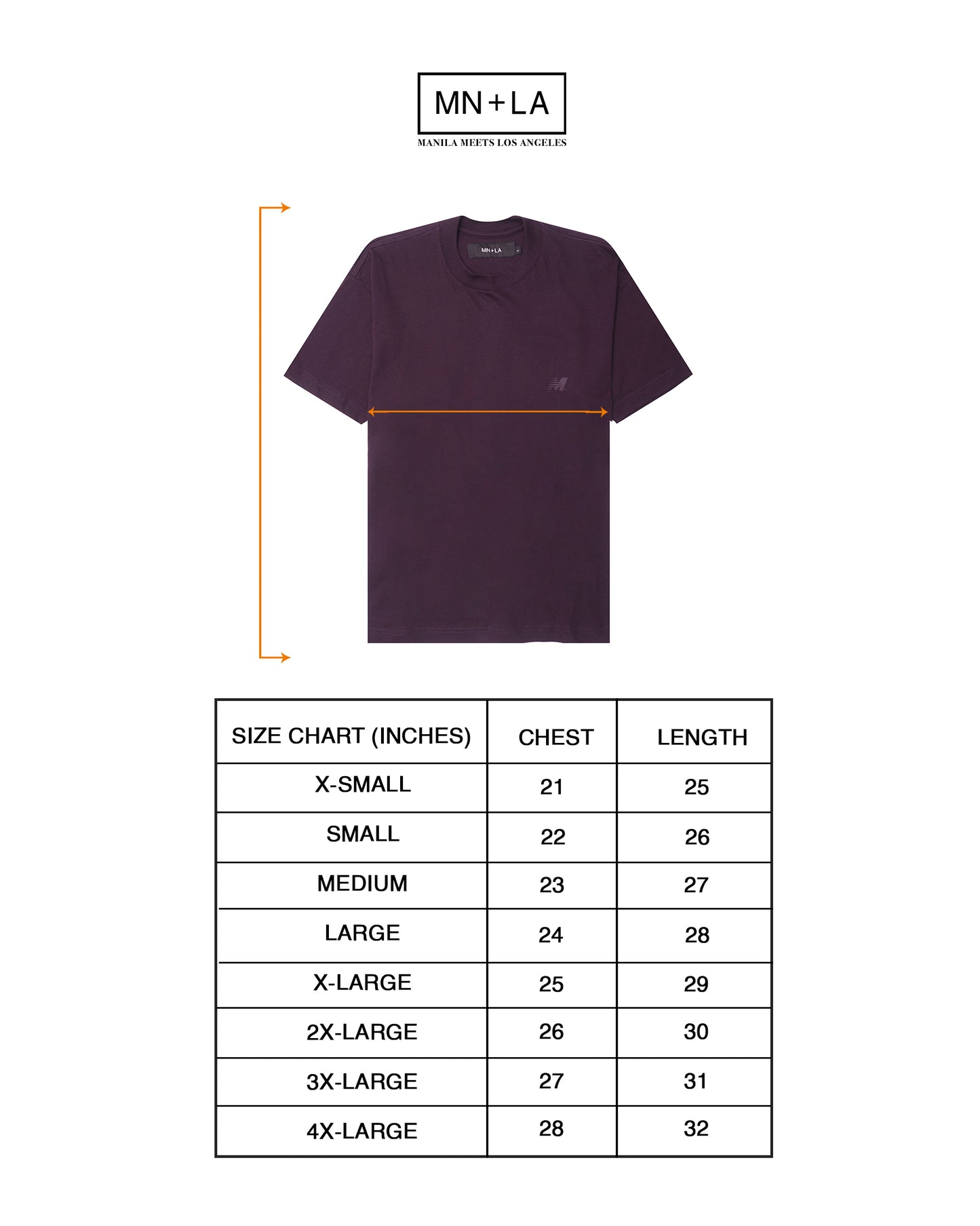 "OUTDOOR EXPLORATION" MULTI LOGO TEE IN SHADOW PURPLE