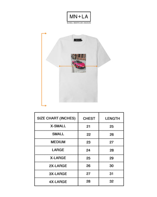 "P1" TEE IN WHITE