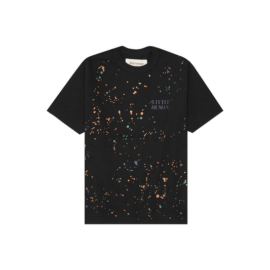 "PAINT SPLAT" LITTLE HUMAN™ TEE IN CAVIAR