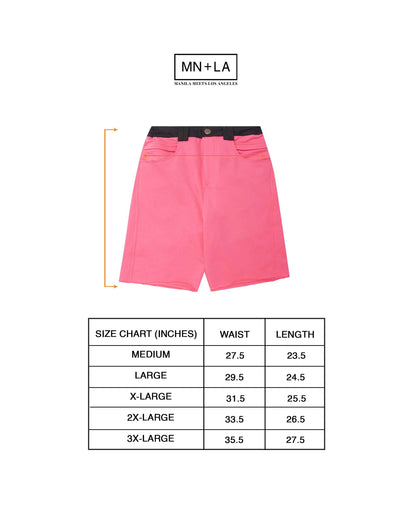 PHAT SHORTS IN STATIC PINK