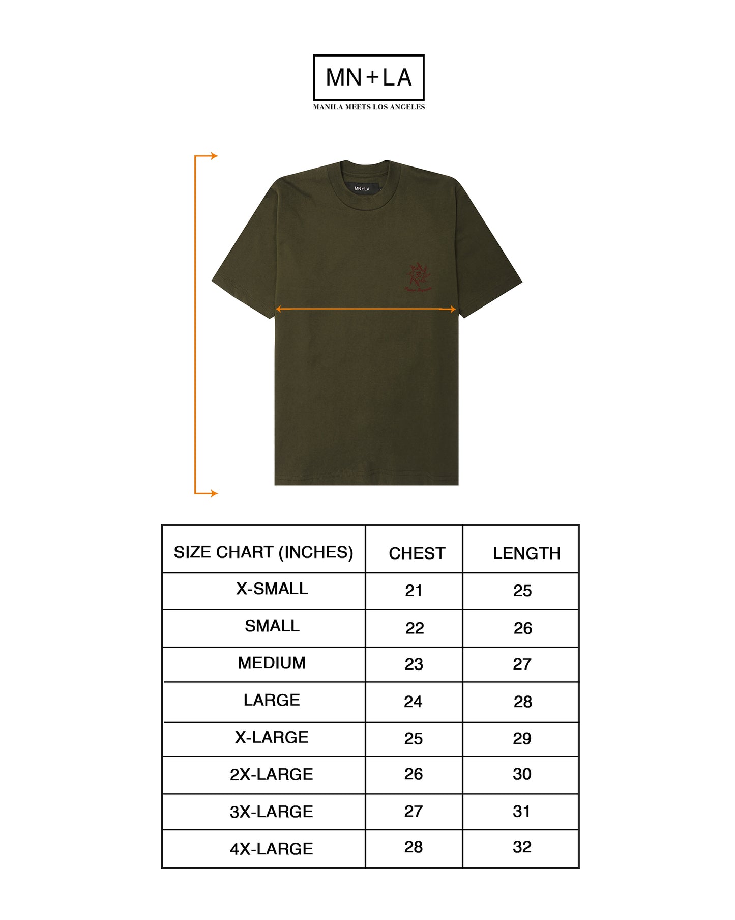"POSITIVE FREQUENCIES" TEE IN OLIVE