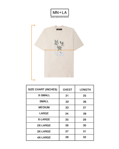 "QUOD TANGO, MUTO" ULTRA HEAVY TEE IN OAT