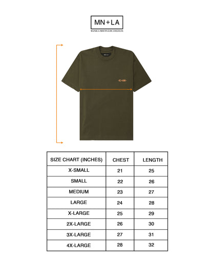 "REAR VIEW" ULTRA HEAVY TEE IN OLIVE