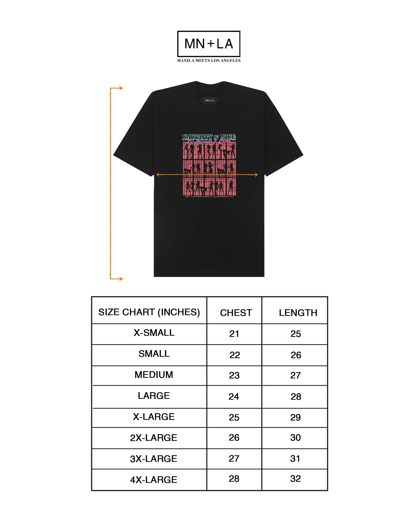 “RED LIGHT” TEE IN CAVIAR