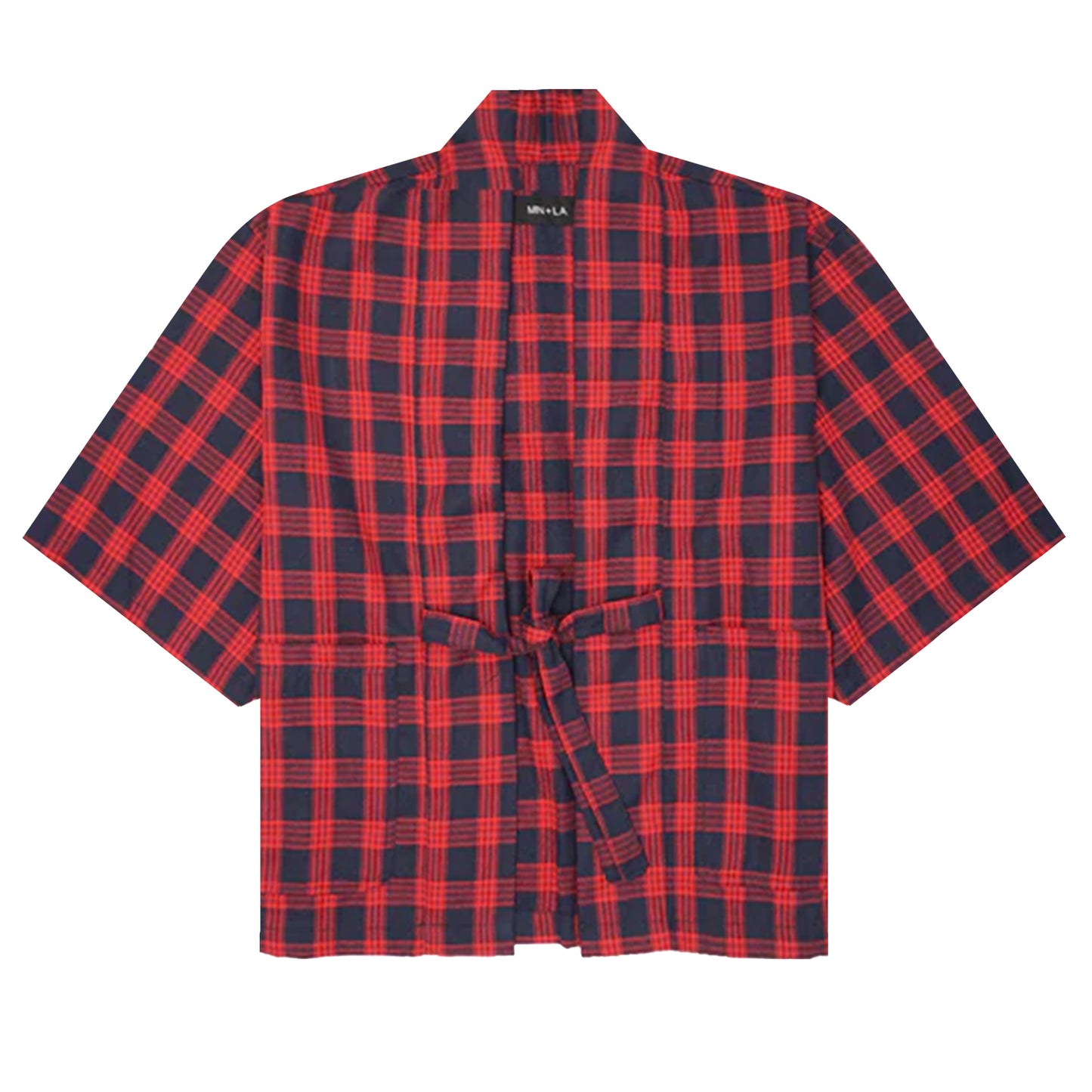 RED/NAVY S/S DRAPE