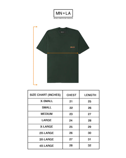 "SCORCH" LOGO TEE IN HUNTER GREEN