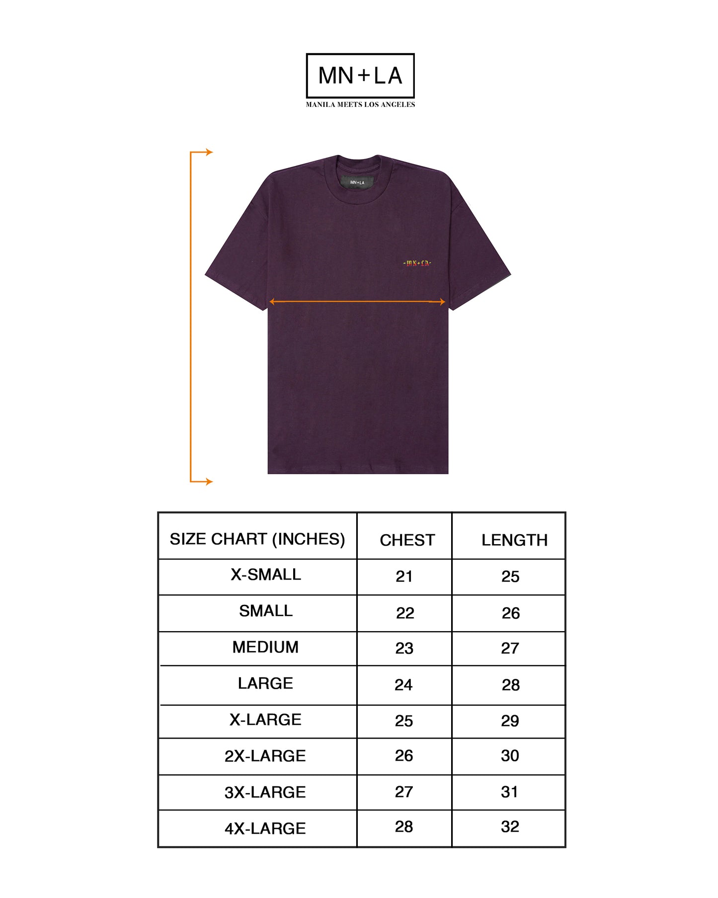 "SCORCH" LOGO TEE IN SHADOW PURPLE