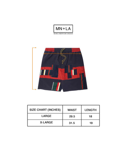 "MERLOT PLAID" LOUNGE SHORTS