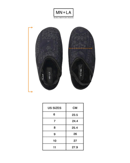 SHINOBI CLOGS IN DUSK PAISLEY