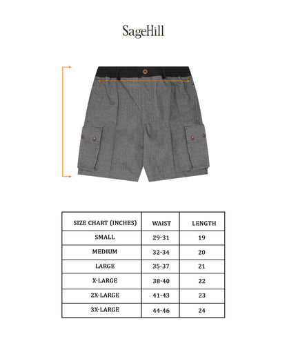 "SARU" SHORTS (002) IN SLATE