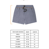 "UCHI" SHORTS (001) IN CEMENT