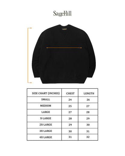 "RYŌSHI" SWEATSHIRT (001) IN ONYX
