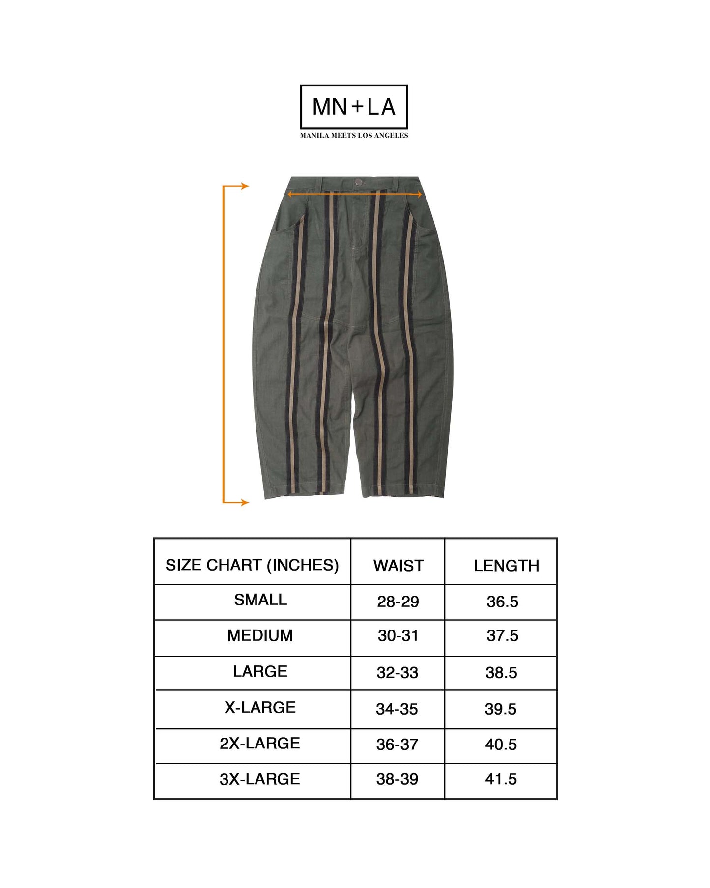 SME "STRIPE ME UP" PHAT PANTS IN PINE OLIVE