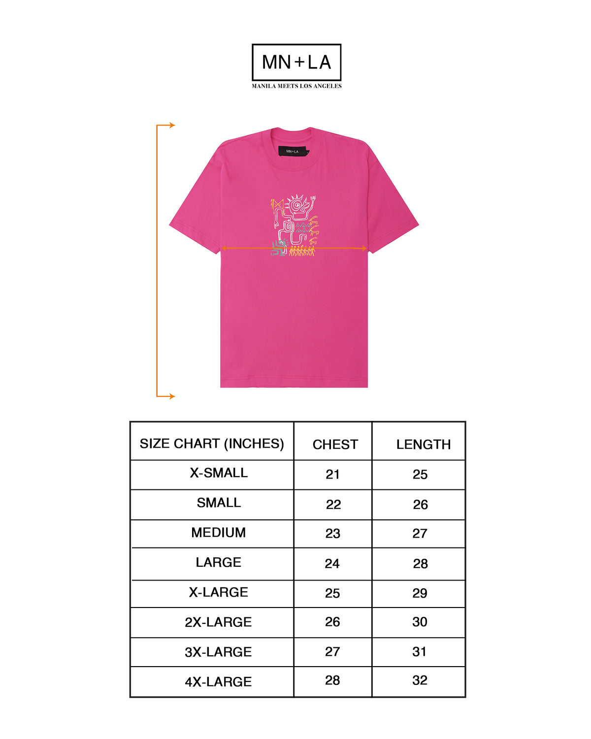 "SPIRIT WALKER" ULTRA HEAVY TEE IN STATIC PINK