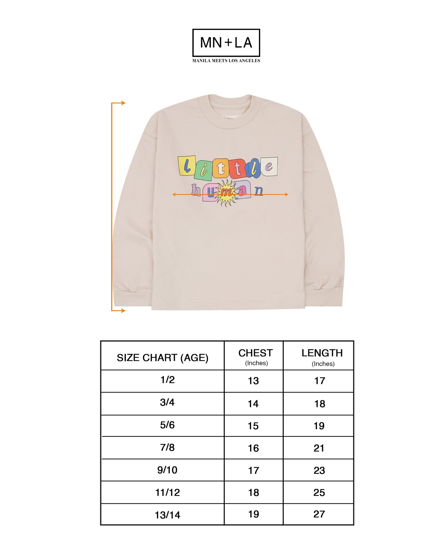 "SUN IS OUT" LITTLE HUMAN™ LONGSLEEVE TEE IN OAT
