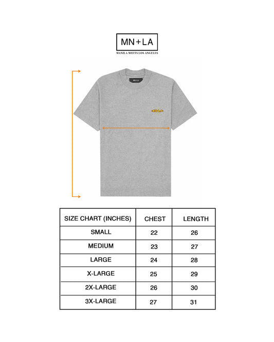 "THAI" LOGO TEE IN HEATHER GREY