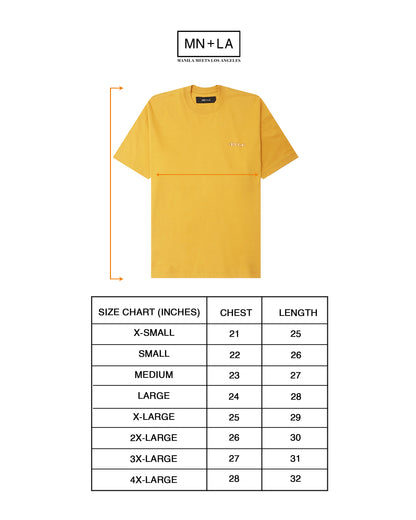 "THAI" LOGO TEE IN MUSTARD