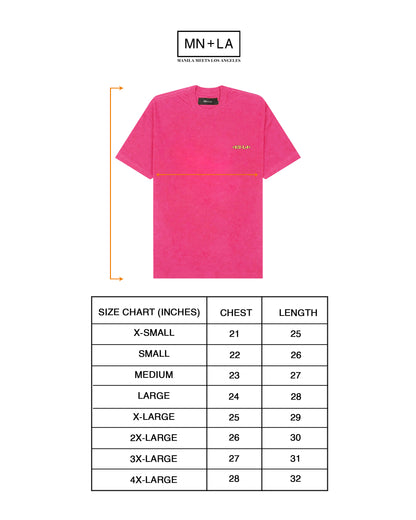 "THAI" LOGO TEE IN STATIC PINK