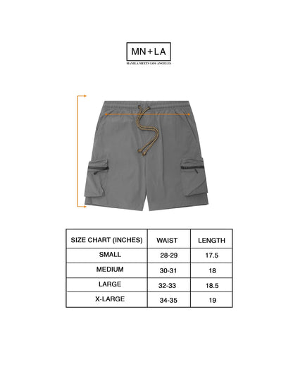 TREK SHORTS IN STONE GREY