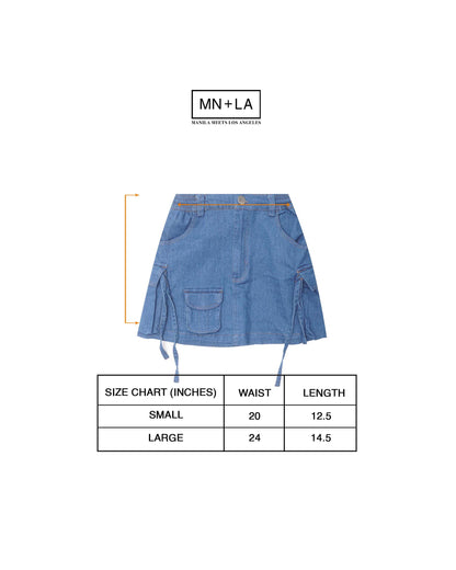 "TRUE BLUE" BONNIE FIELD SKIRT