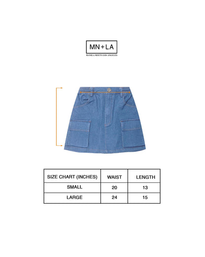 "TRUE BLUE" BONNIE SKIRT