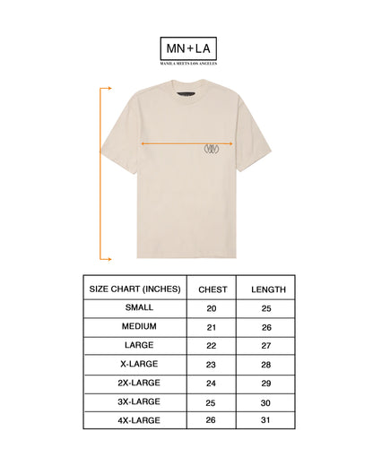 TWIN M'$ LOUNGE TEE IN OAT