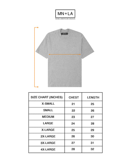 ULTRA HEAVY BOX TEE IN HEATHER GREY