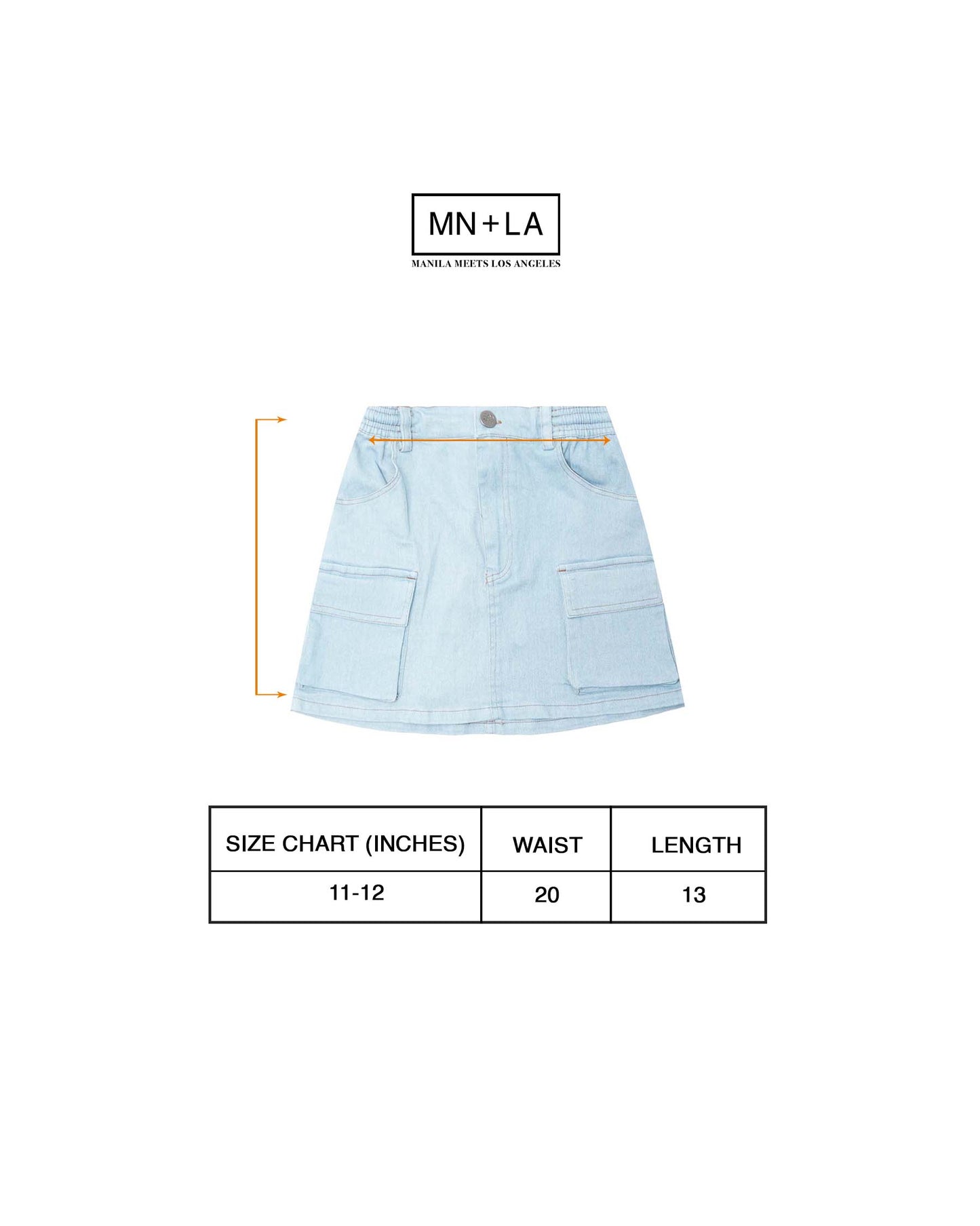 LITTLE HUMAN™ SKIRT IN VAPOR BLUE