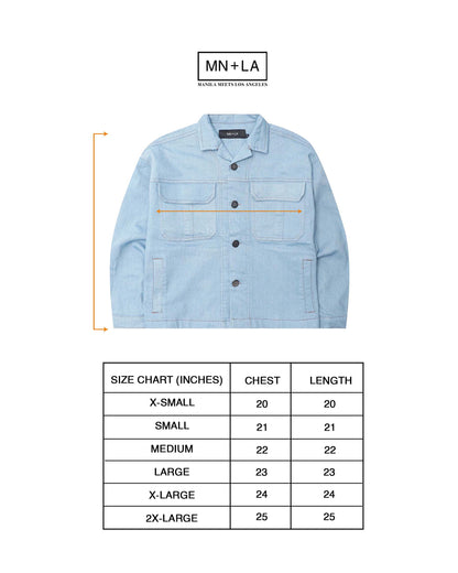 "VAPOR BLUE" CHORE JACKET