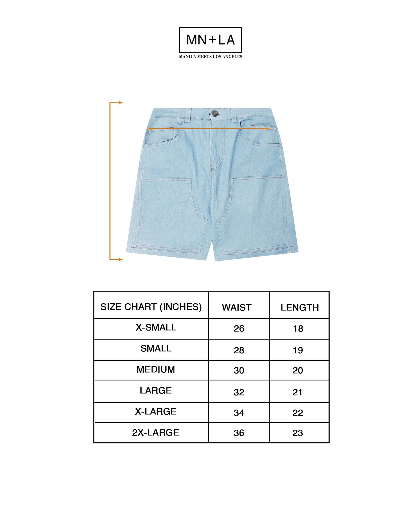 "VAPOR BLUE" DOUBLE KNEE PHAT SHORTS