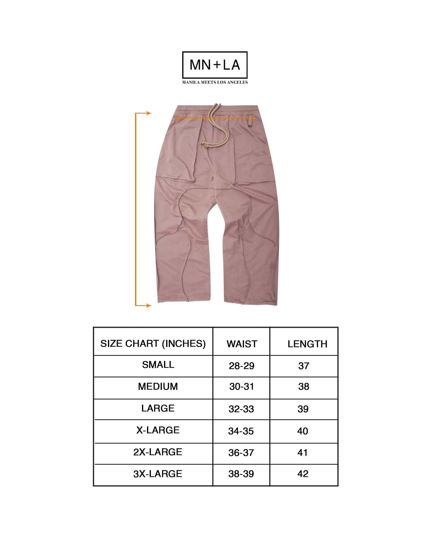 VEINS FRENCH TERRY PANTS IN MAUVE