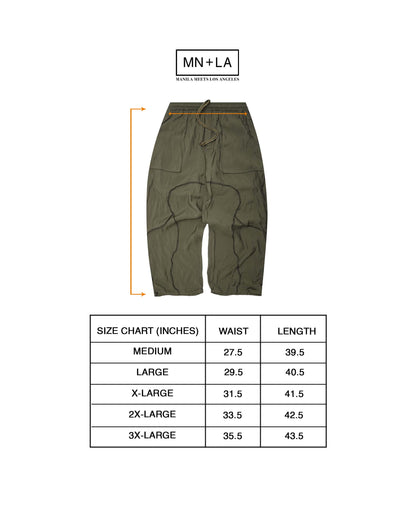 VEINS PANTS IN NOIR