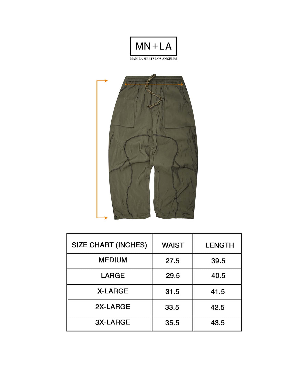 VEINS PANTS IN OLIVE DRAB
