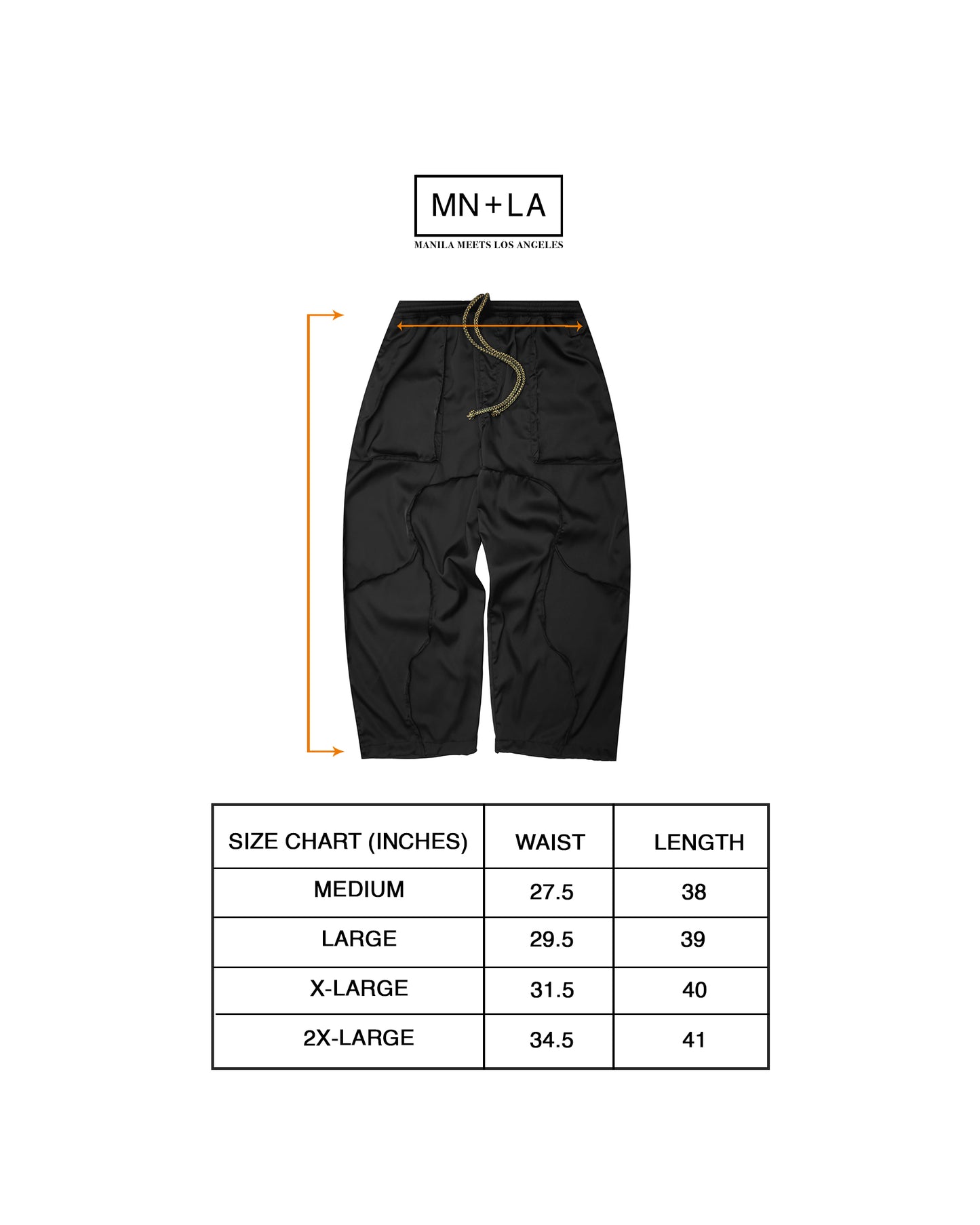 VEINS PANTS IN ONYX