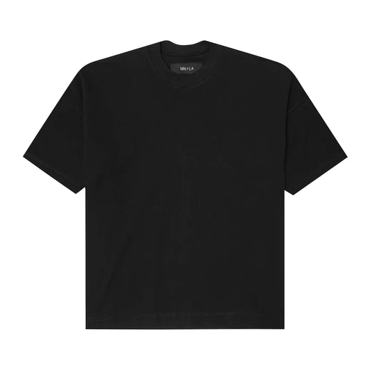 WAFFLE WEAVE VAST TEE IN ANTHRACITE