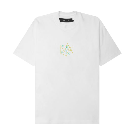 "IN MY ROOM" TEE IN WHITE