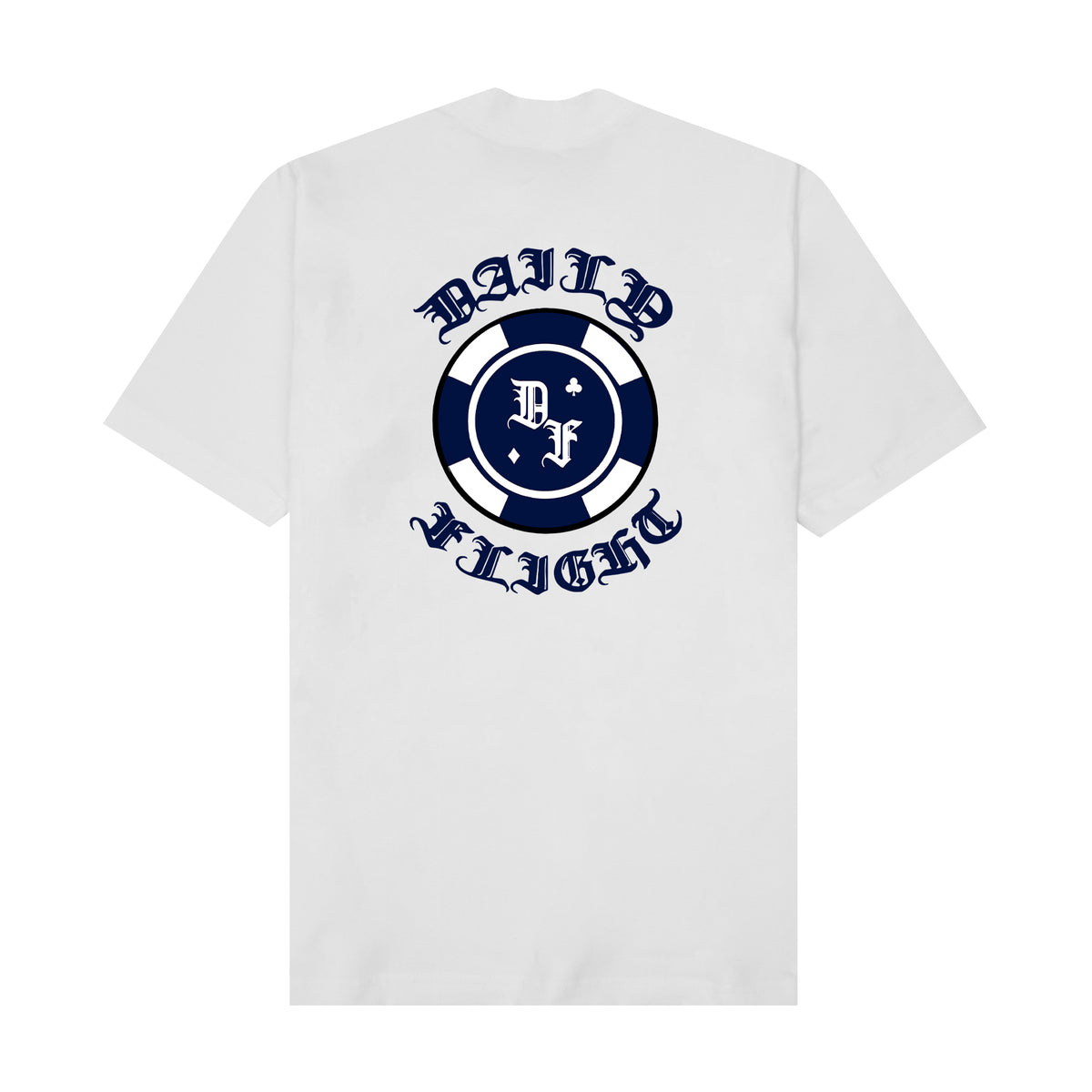 "CHIP" TEE IN WHITE
