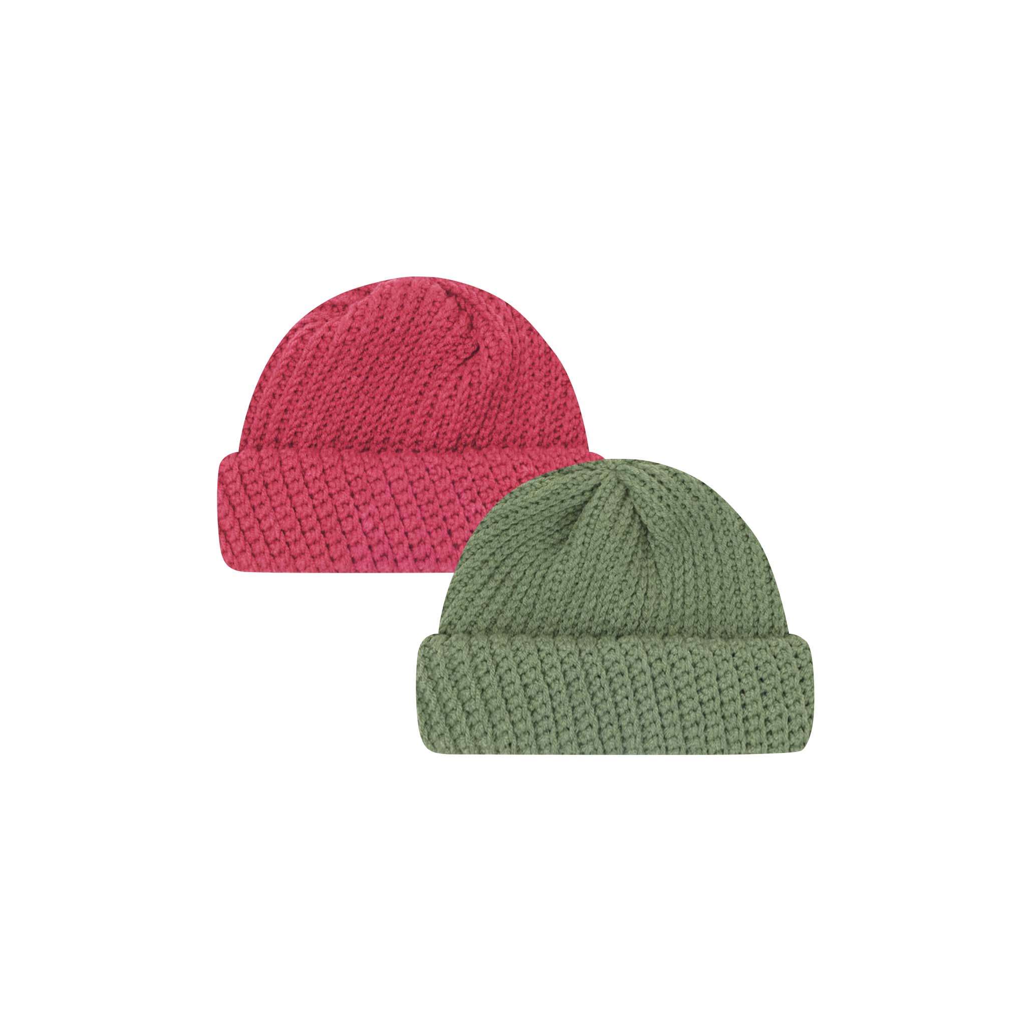 HAND KNIT FISHERMAN BEANIE (2 PACK)
