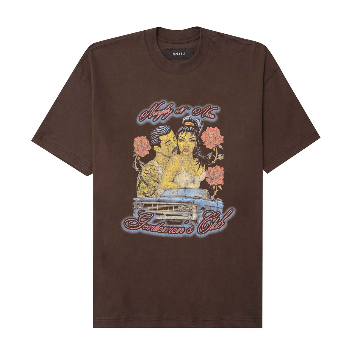 "EL ROMANTICO" TEE IN WOOD