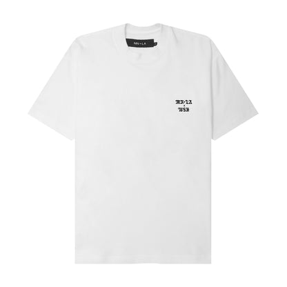"JAZZ & BLUES CLUB" TEE IN WHITE