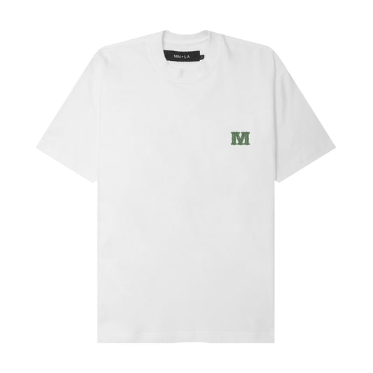 "M'$ TYPE III" TEE IN WHITE