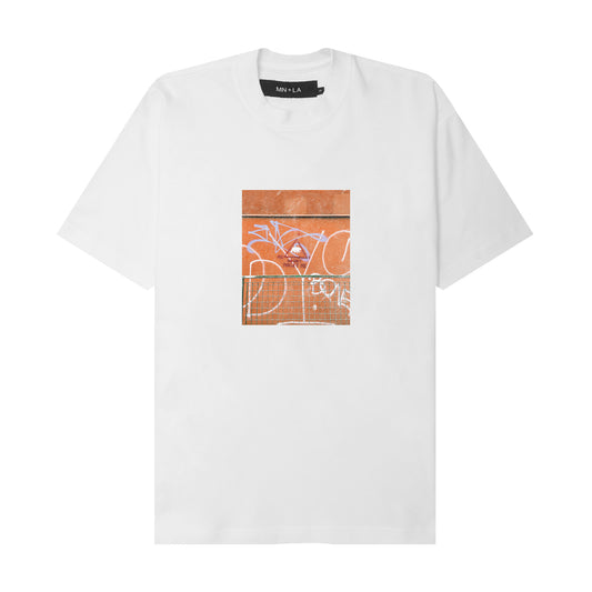 "DO NOT FORGET ME" TEE IN WHITE