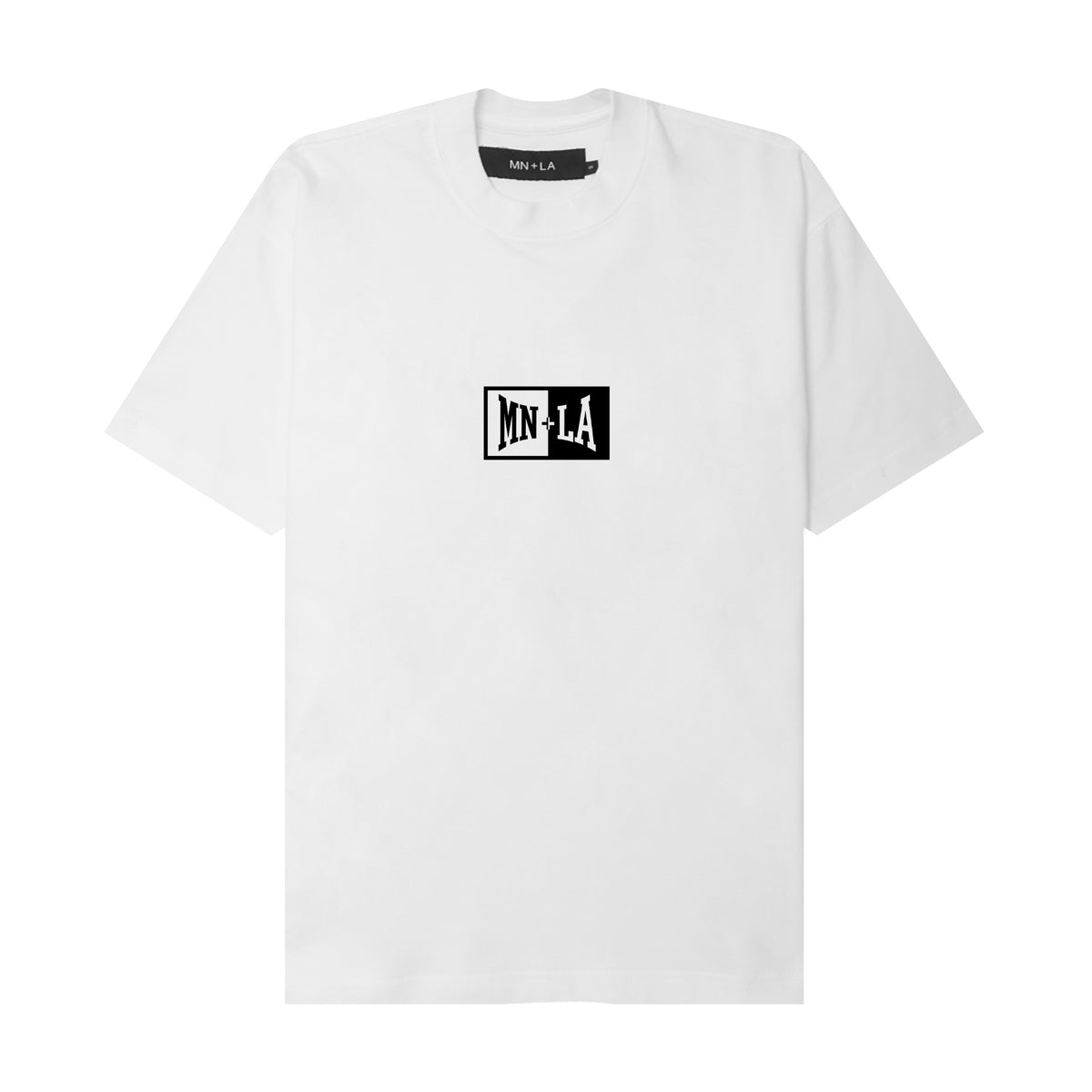 "MN+LA LOGO" TEE IN WHITE