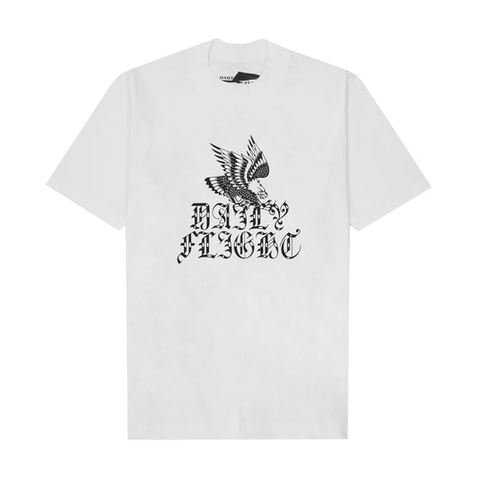 "ALPHA" TEE IN WHITE