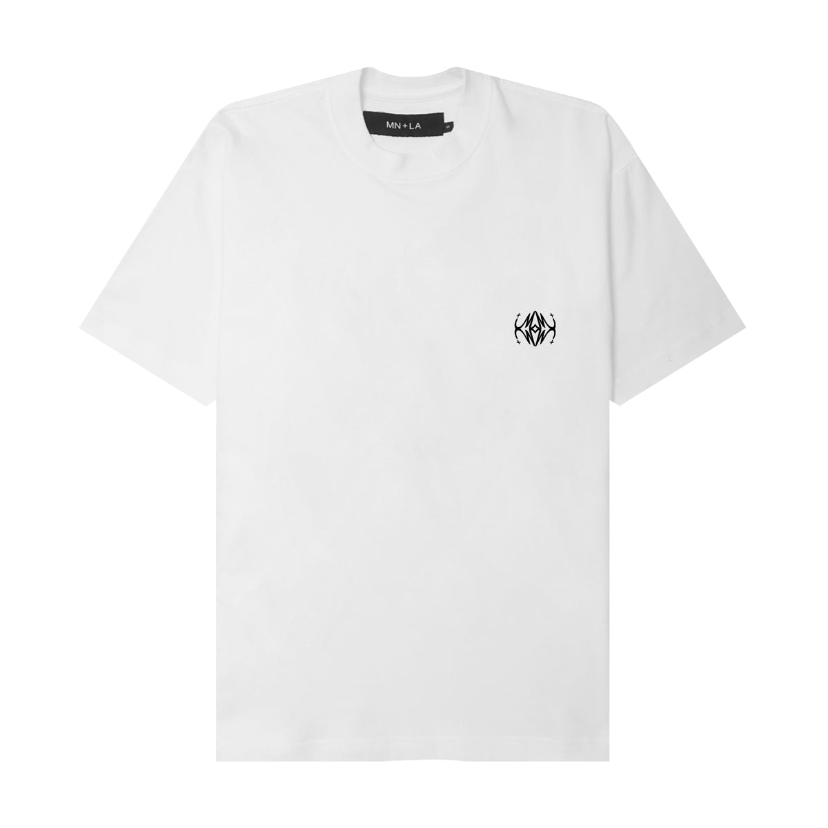 "COLLIDE" BOX TEE IN WHITE
