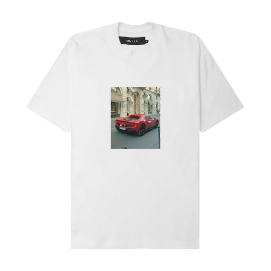 "RARRI 296" TEE IN WHITE