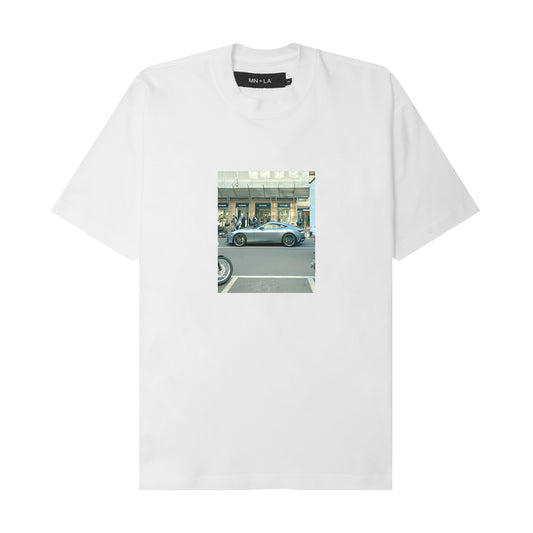 "RARRI ROMA" TEE IN WHITE
